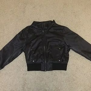 Cropped kids jacket
